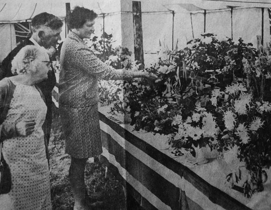 Flower Show at the Village Hall 1970